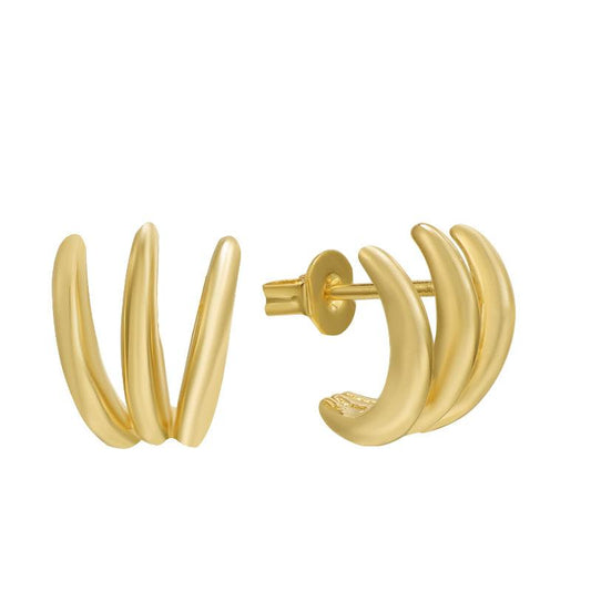 Evry Jewels Hub Triple Threat Earrings