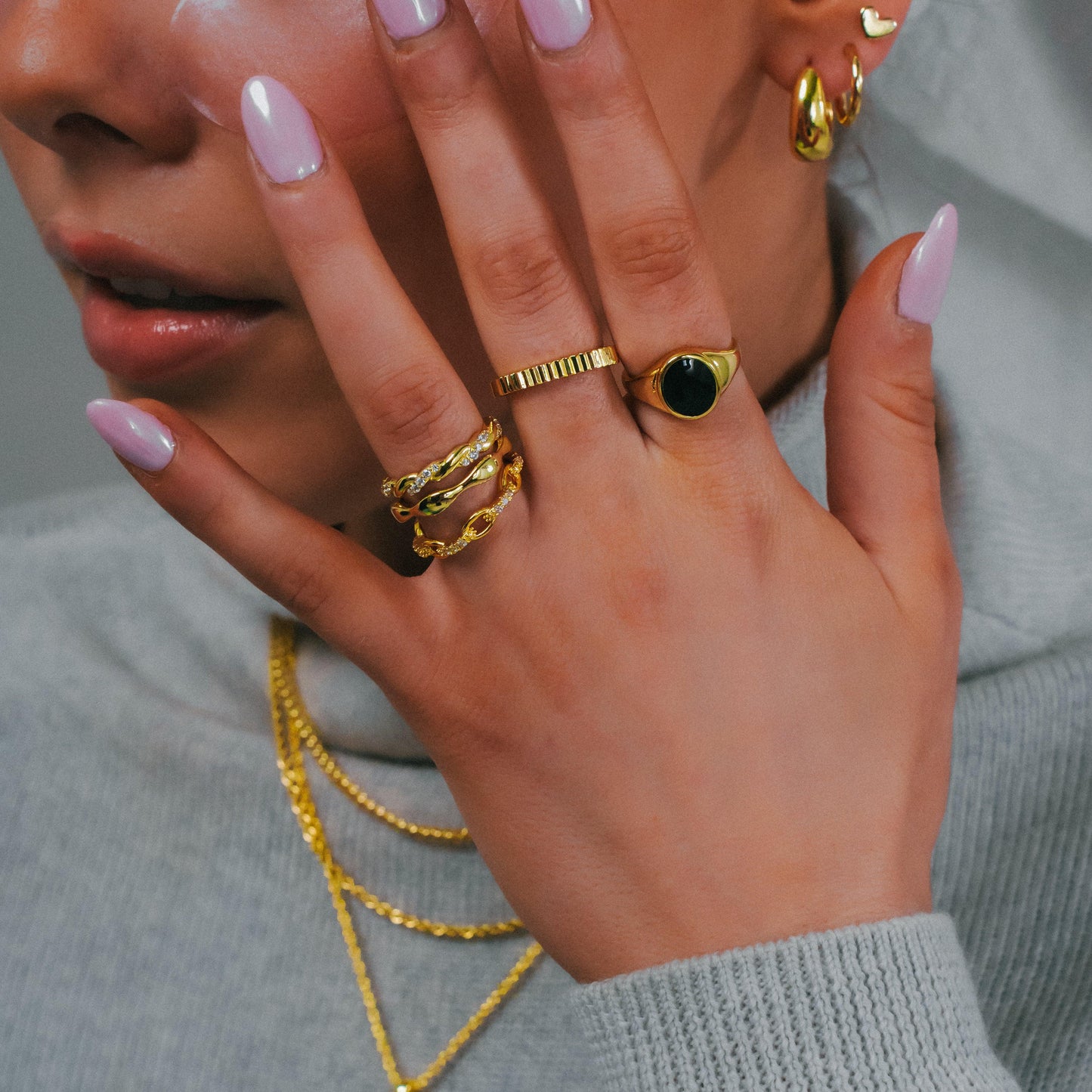 Evry Jewels Hub Twisted Love Ring