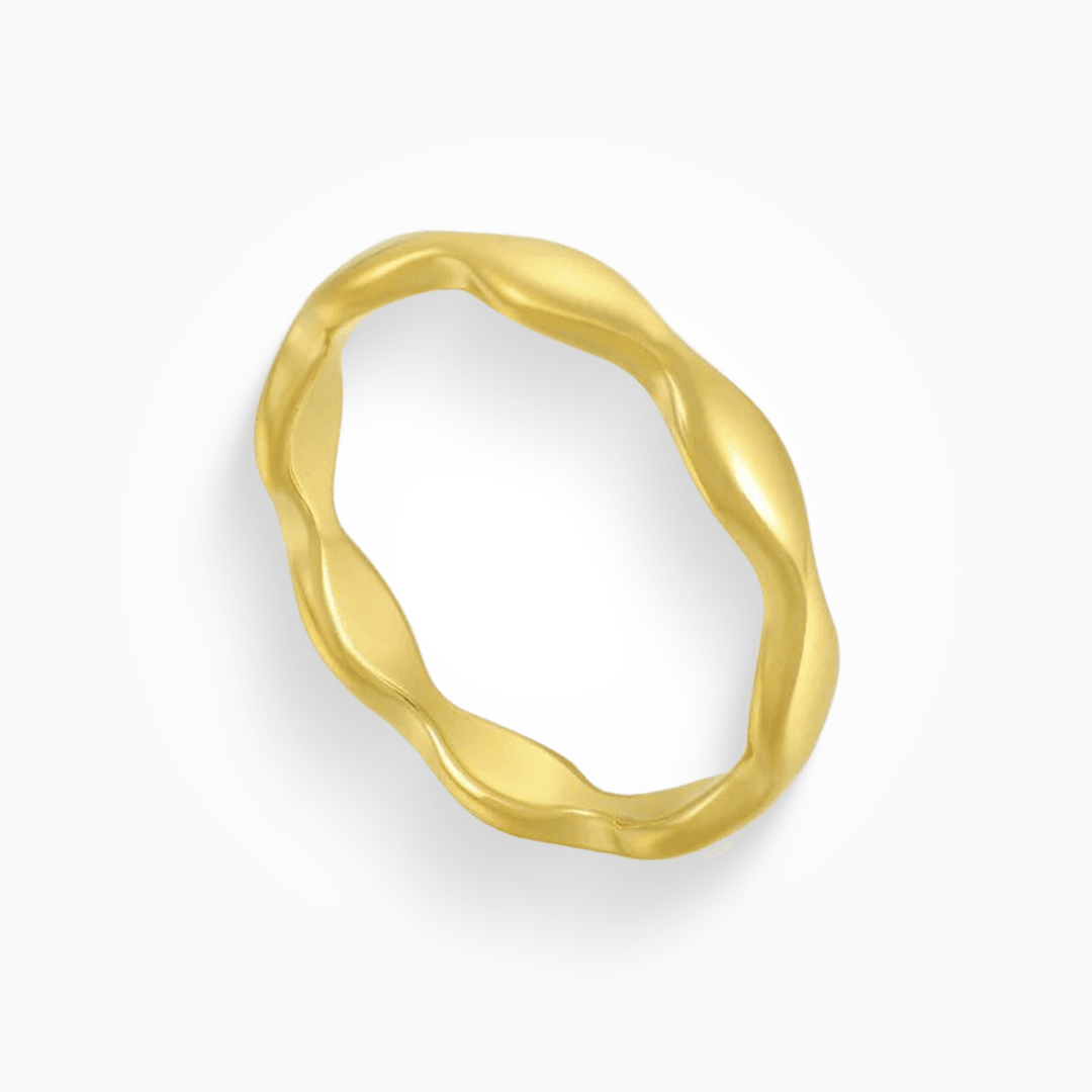Evry Jewels Hub Wavy Ring