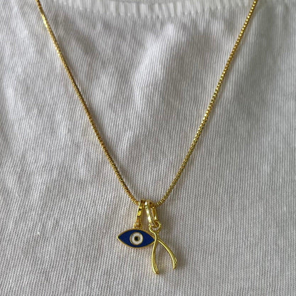Evry Jewels Hub Wishbone Charm