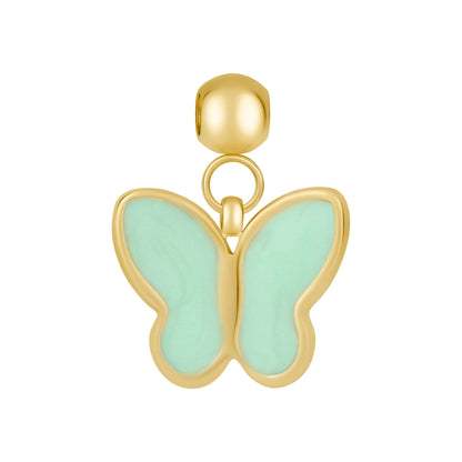 Blue Butterfly Charm