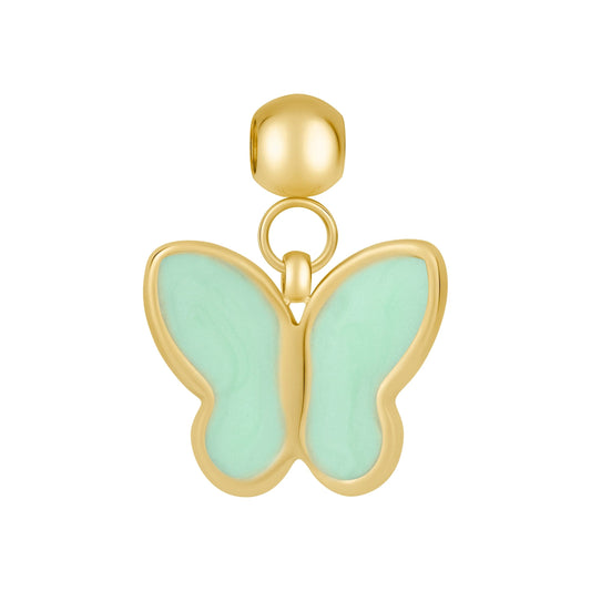 Blue Butterfly Charm