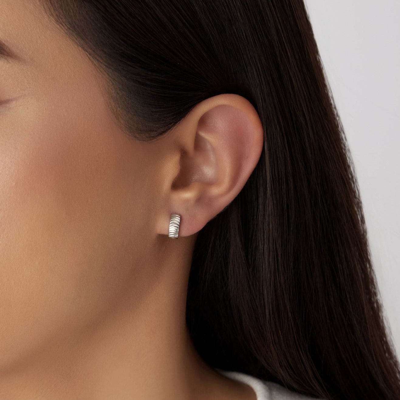 Aimee Huggie Hoop Earrings