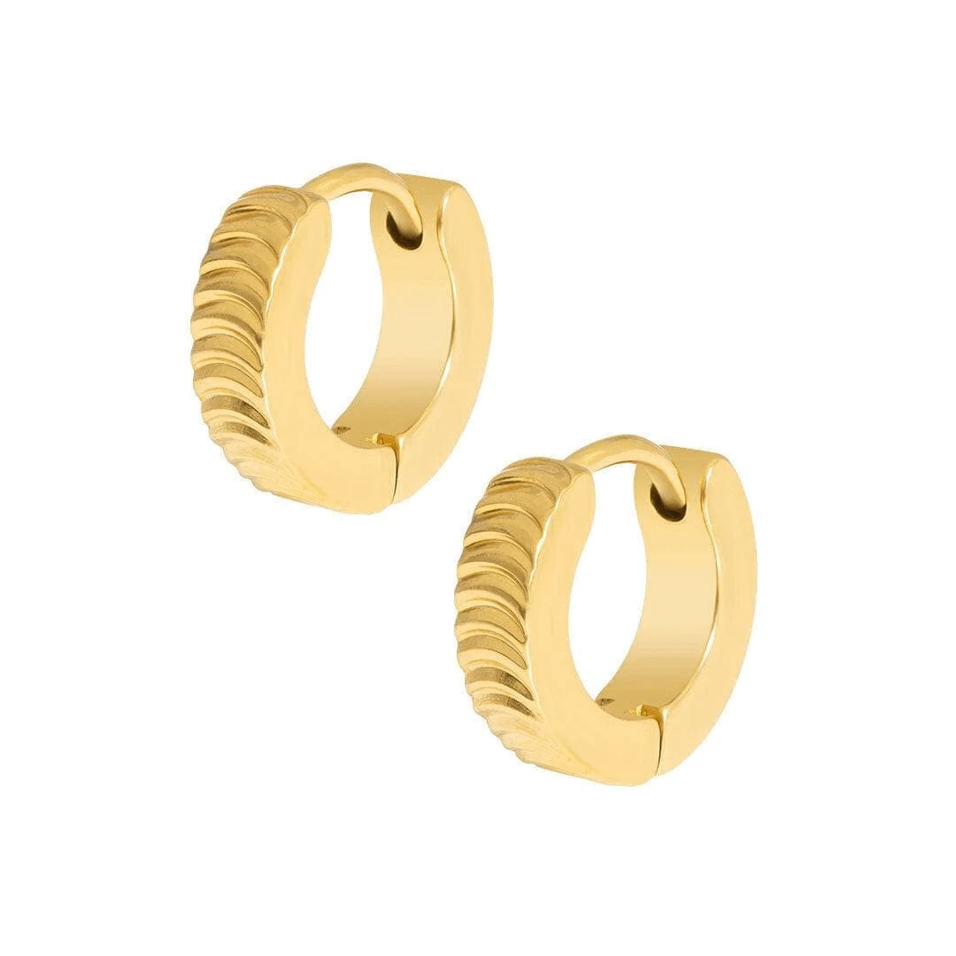 Aimee Huggie Hoop Earrings