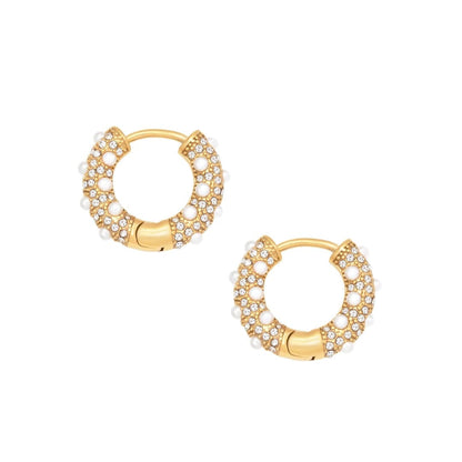 Alice Pearl Hoop Earrings