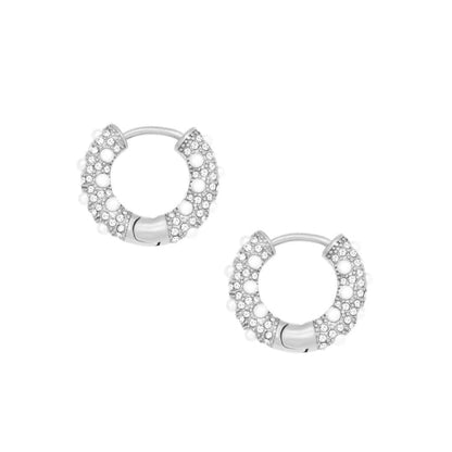 Alice Pearl Hoop Earrings