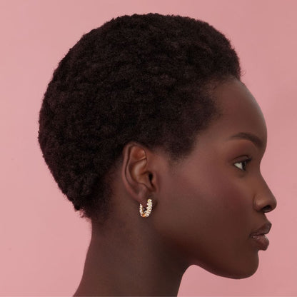 Alice Pearl Hoop Earrings