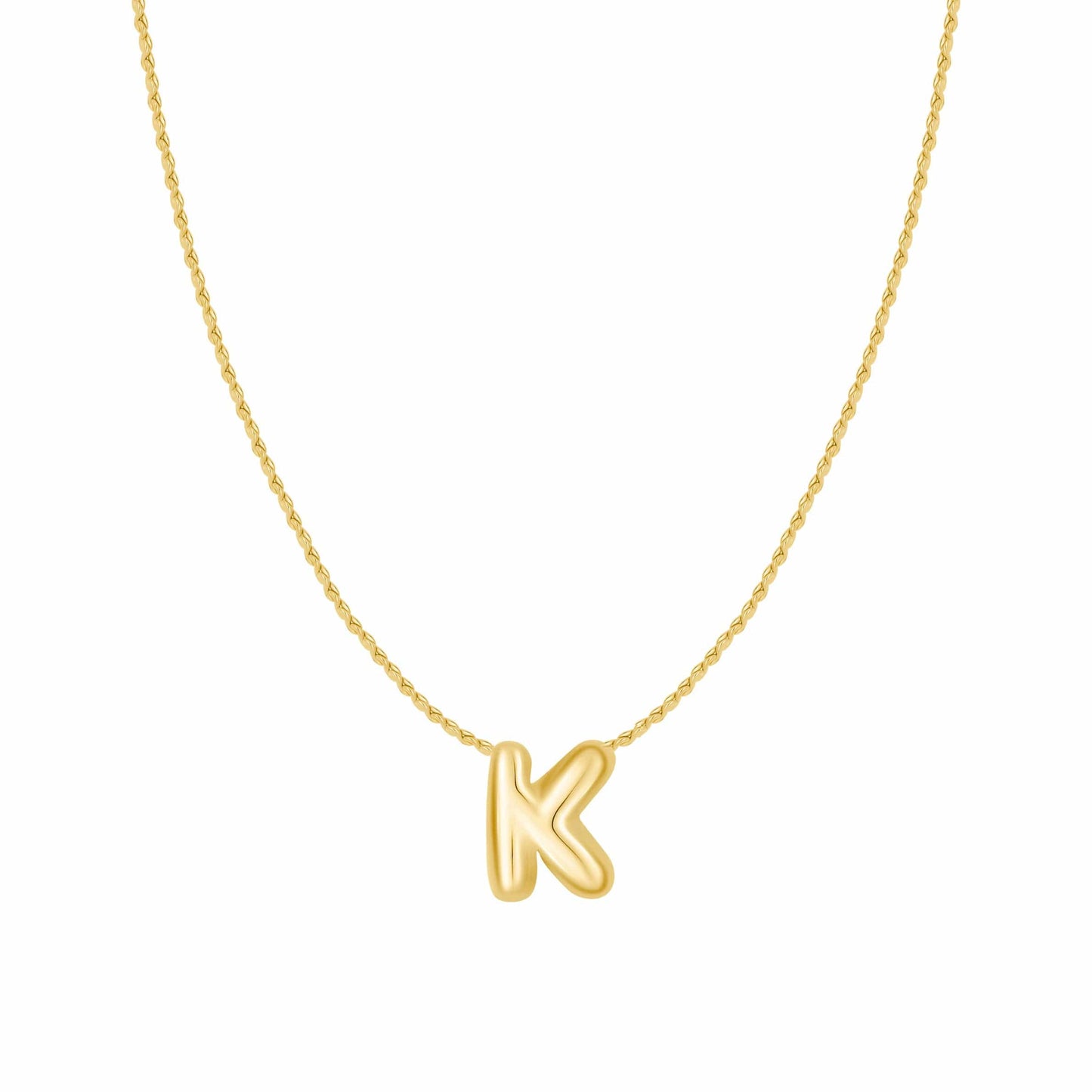 All About Me Initial Necklace