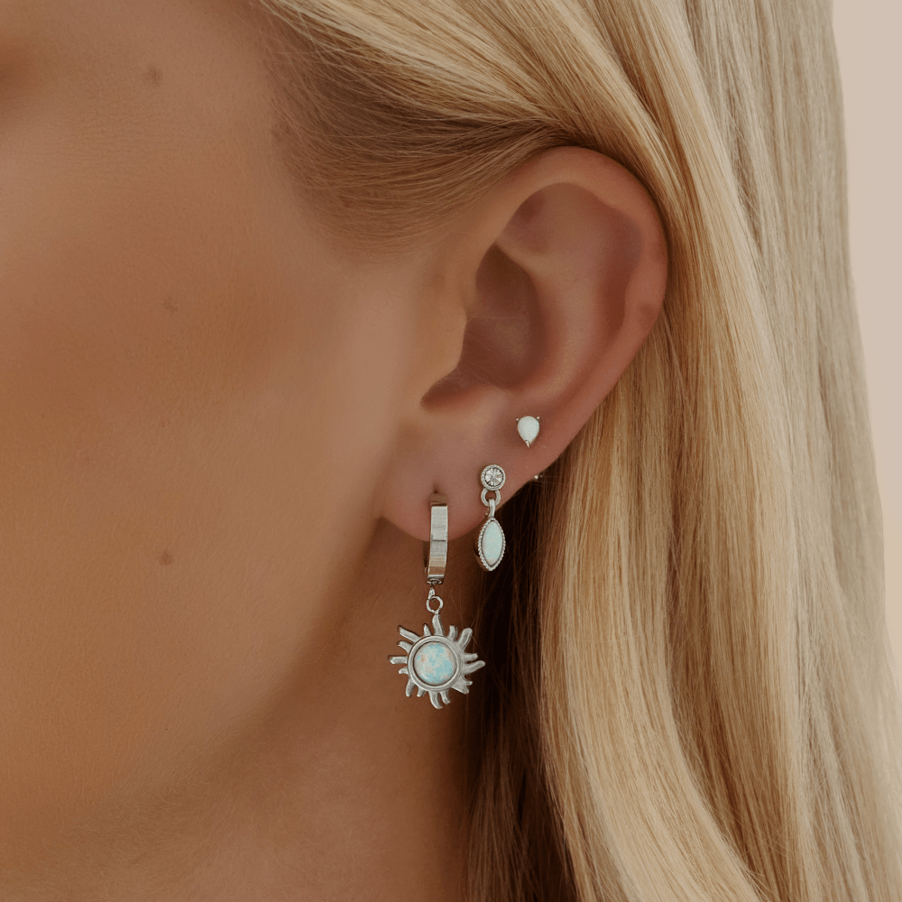 Rae Opal Hoop Earrings