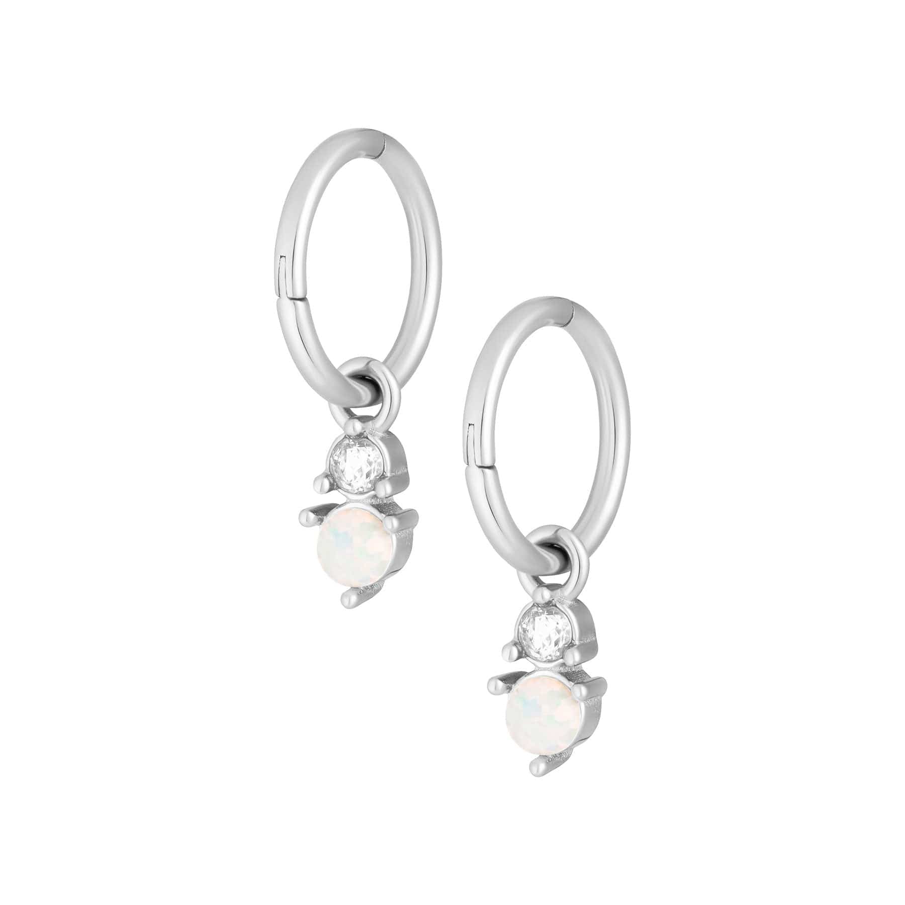 Anthem Opal Hoop Earrings