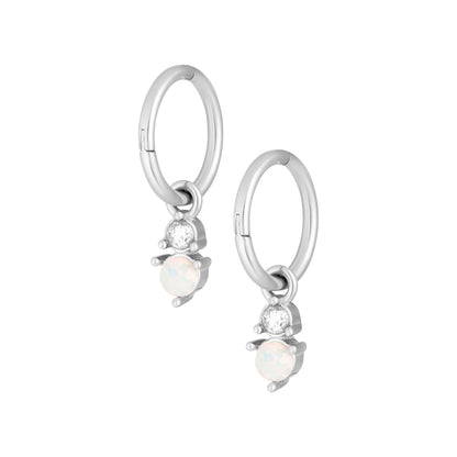 Anthem Opal Hoop Earrings