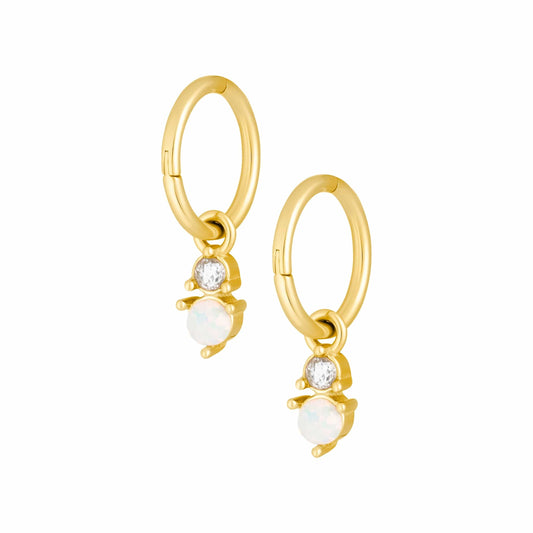 Anthem Opal Hoop Earrings