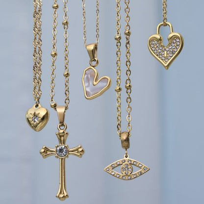 Antonella Cross Necklace