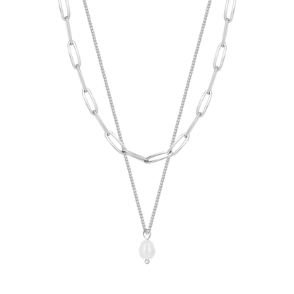 Athelia Pearl Layered Necklace