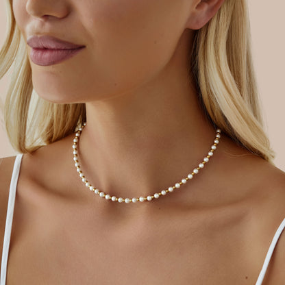August Pearl Choker / Necklace