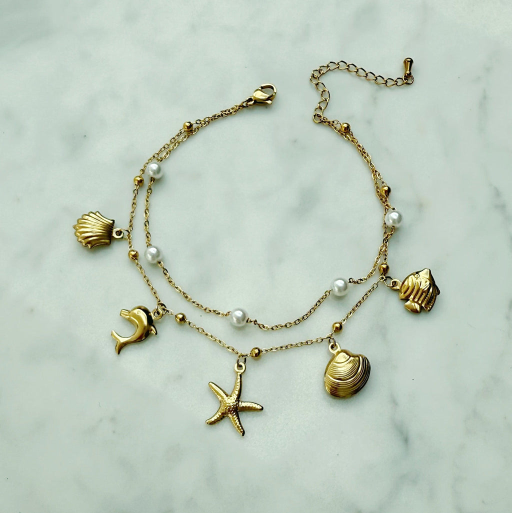Aussie Pearl Anklet