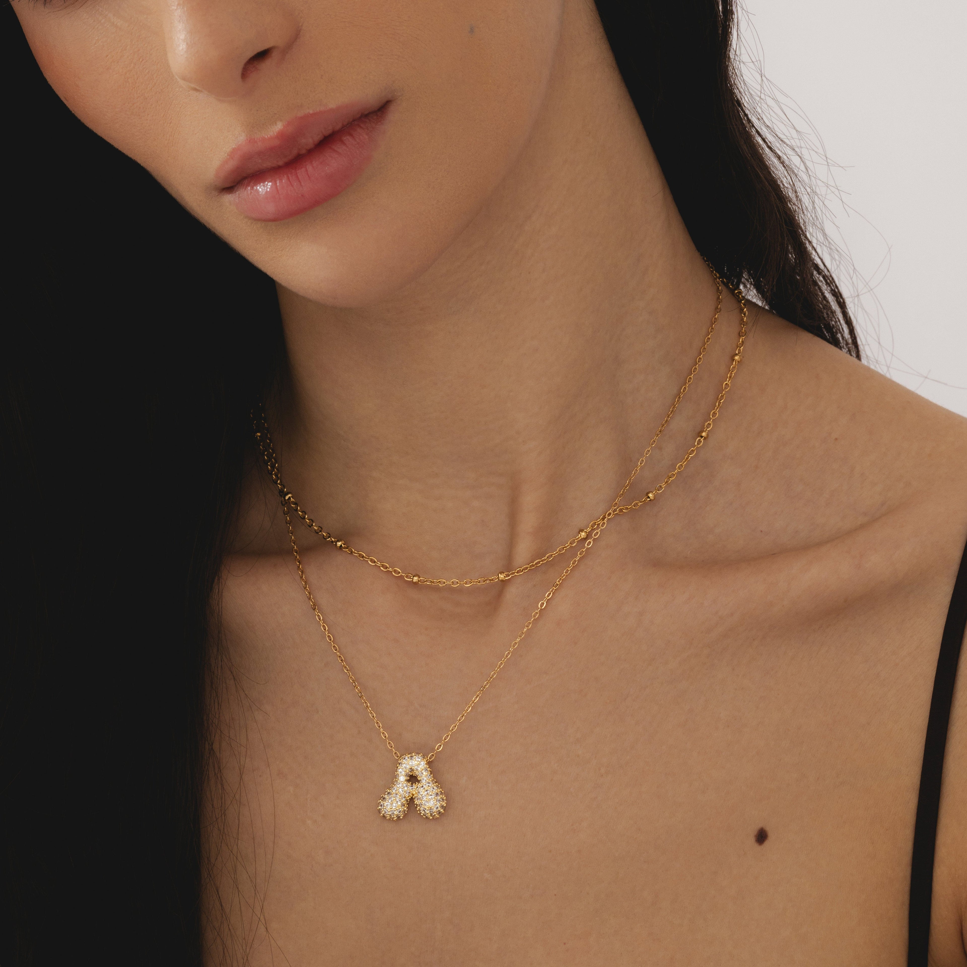 Starry Night Initial Necklace