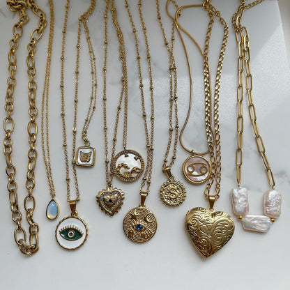 Beau Heart Locket Necklace