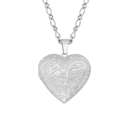 Beau Heart Locket Necklace