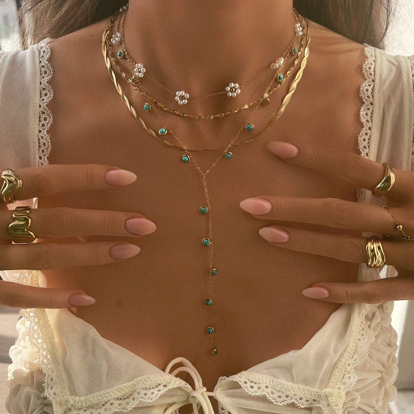 Bluebell Lariat Necklace