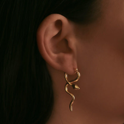 Boa Hoop Earrings