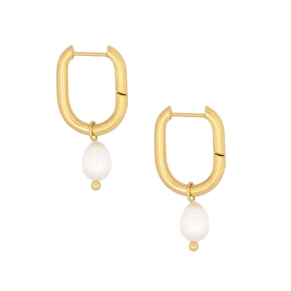 Bora Bora Pearl Hoop Earrings