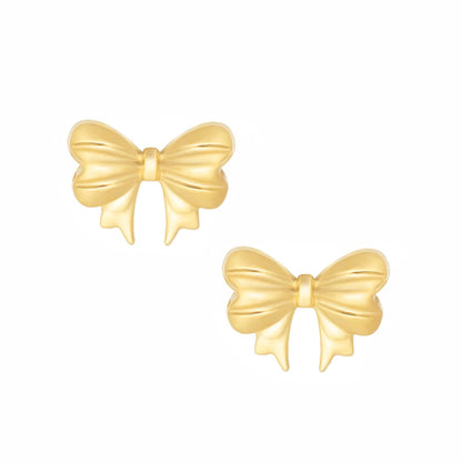 Emma Bow Stud Earrings