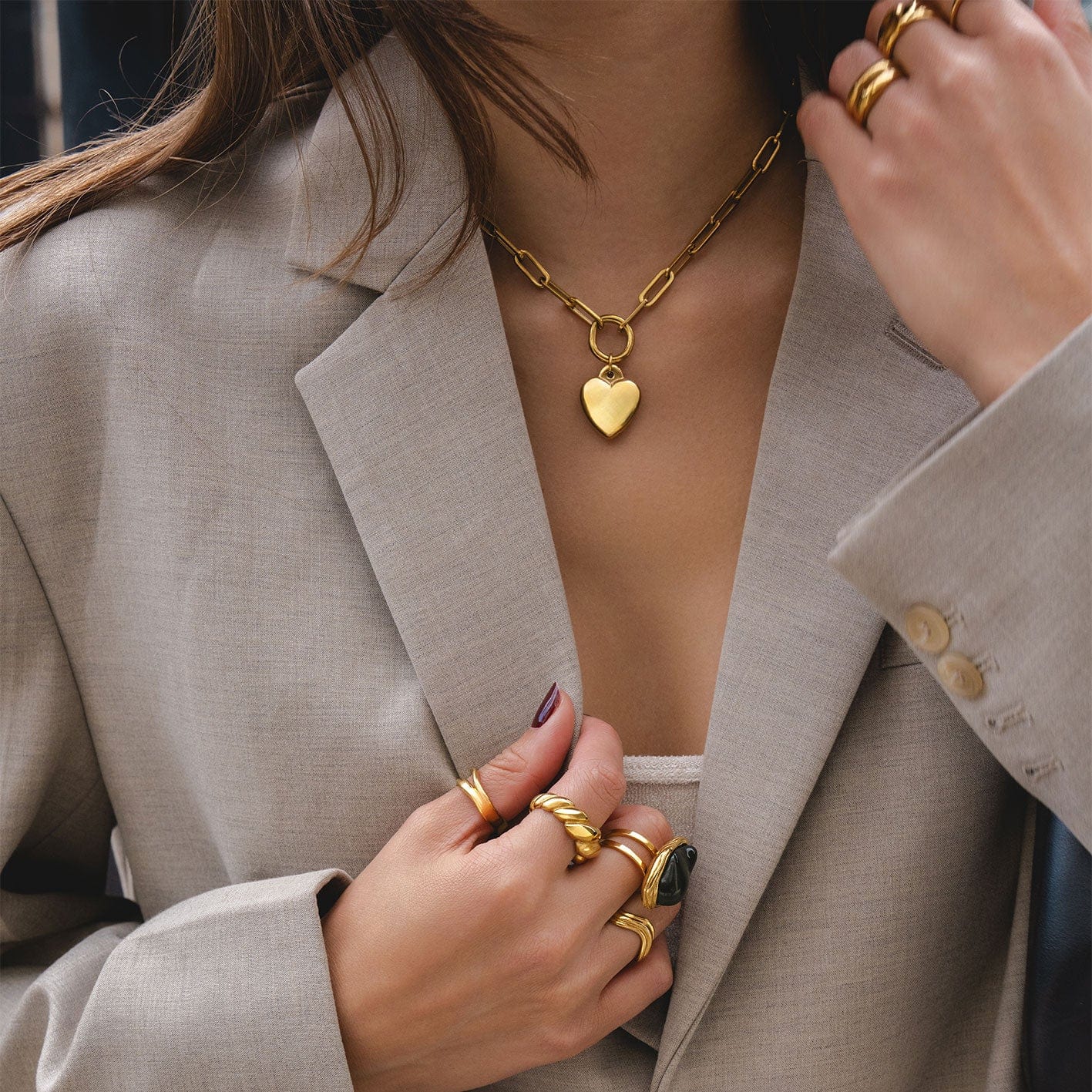 Bubblegum Heart Necklace