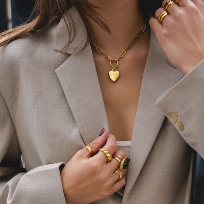 Bubblegum Heart Necklace