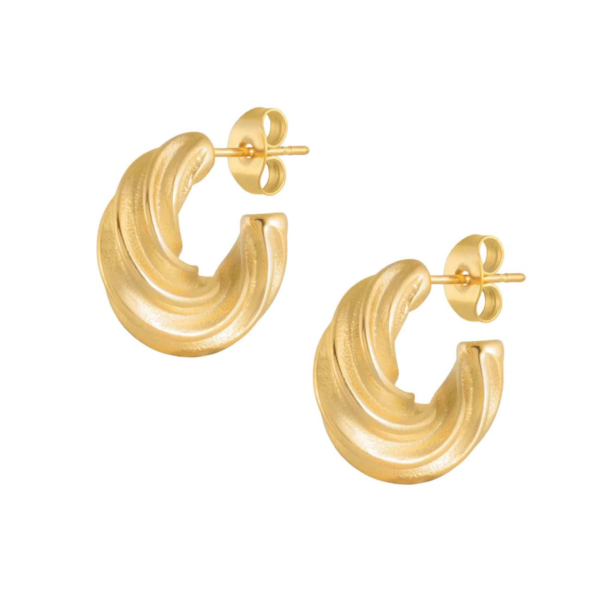 Carmel Hoop Earrings