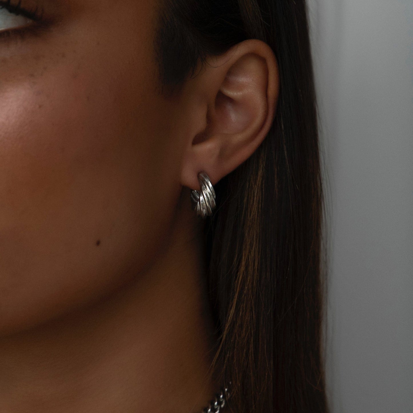 Carmel Hoop Earrings