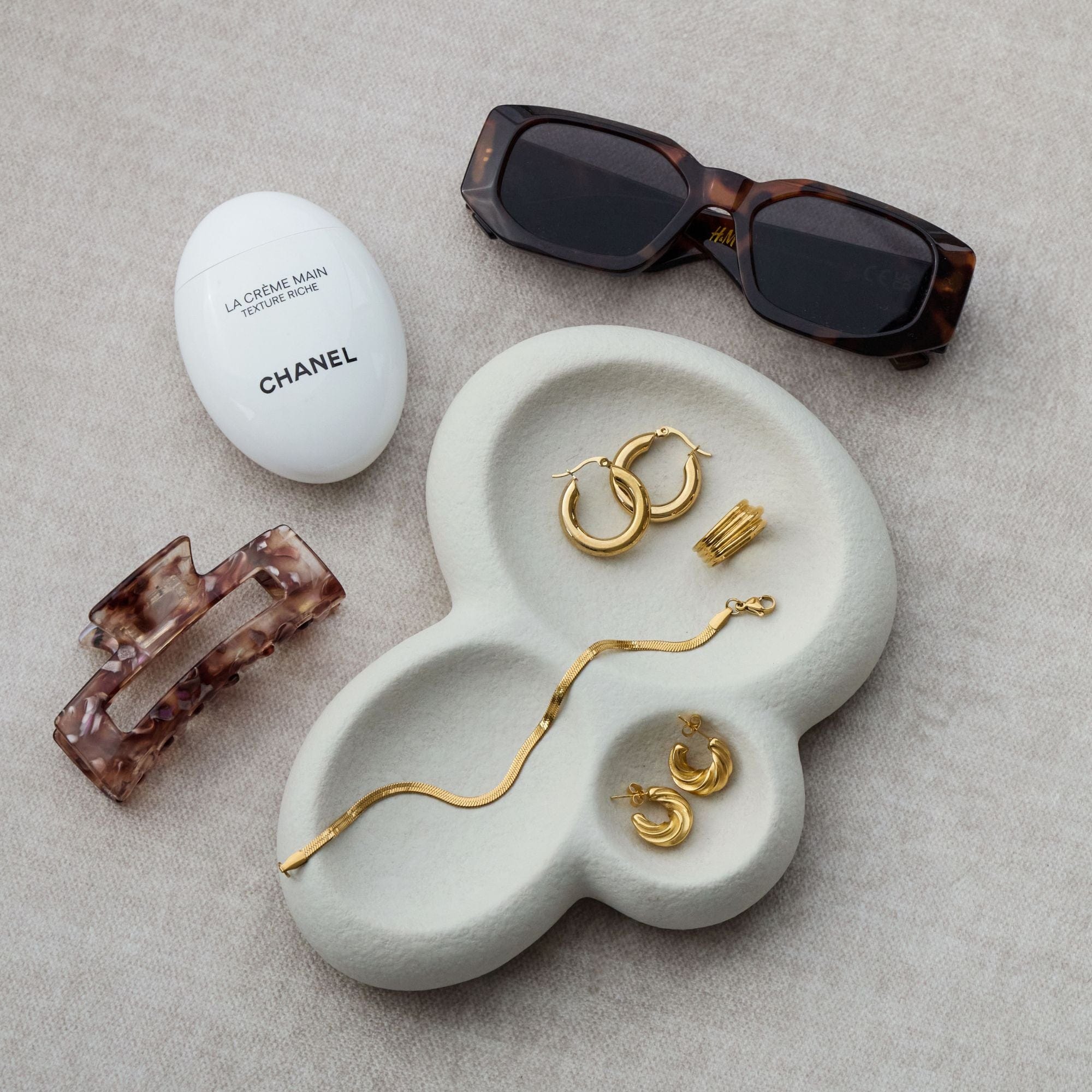 Carmel Hoop Earrings