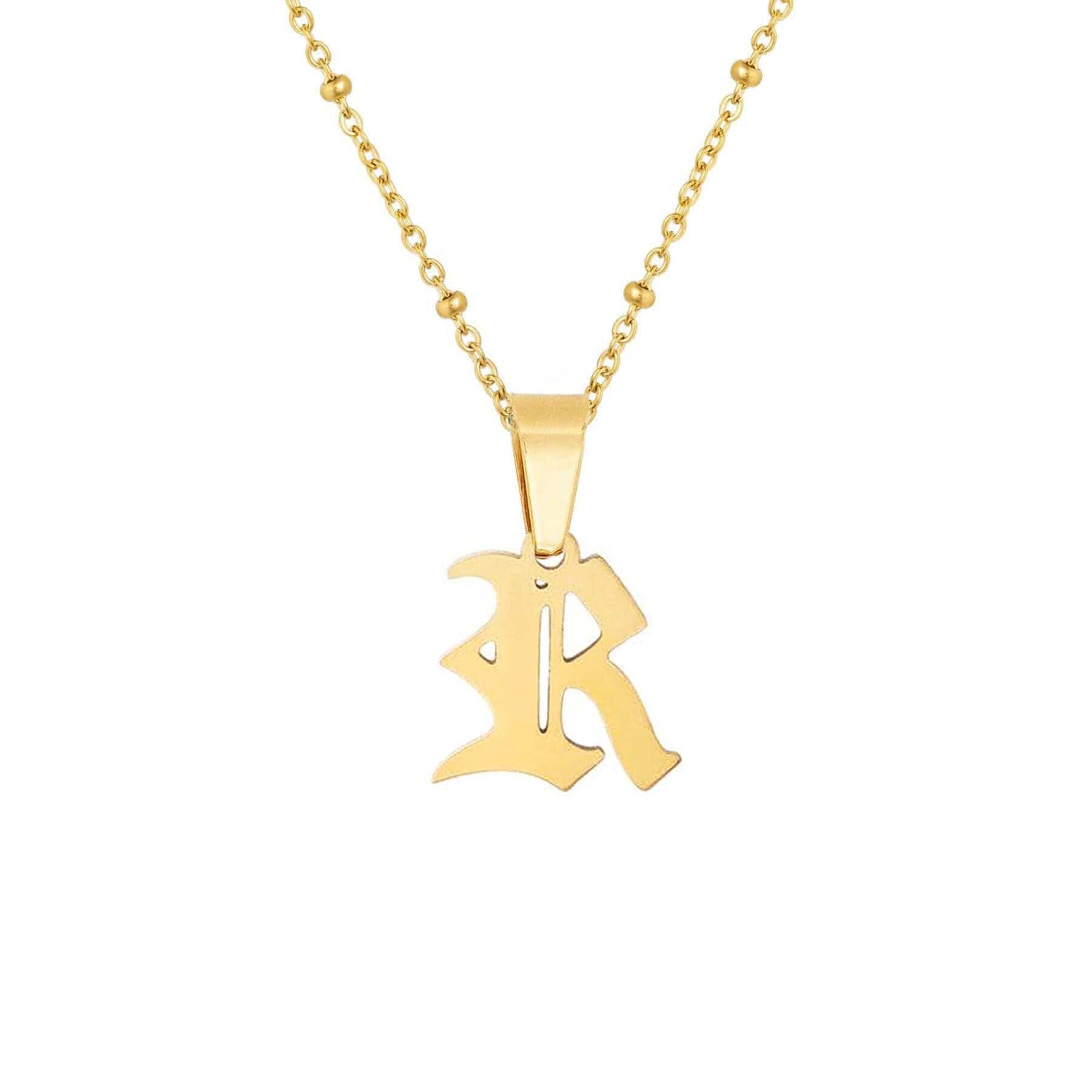 Charisma Beaded Initial Necklace