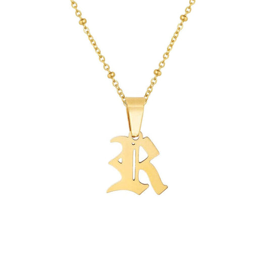 Charisma Beaded Initial Necklace