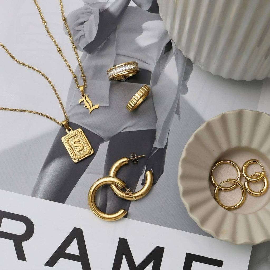 Charisma Beaded Initial Necklace