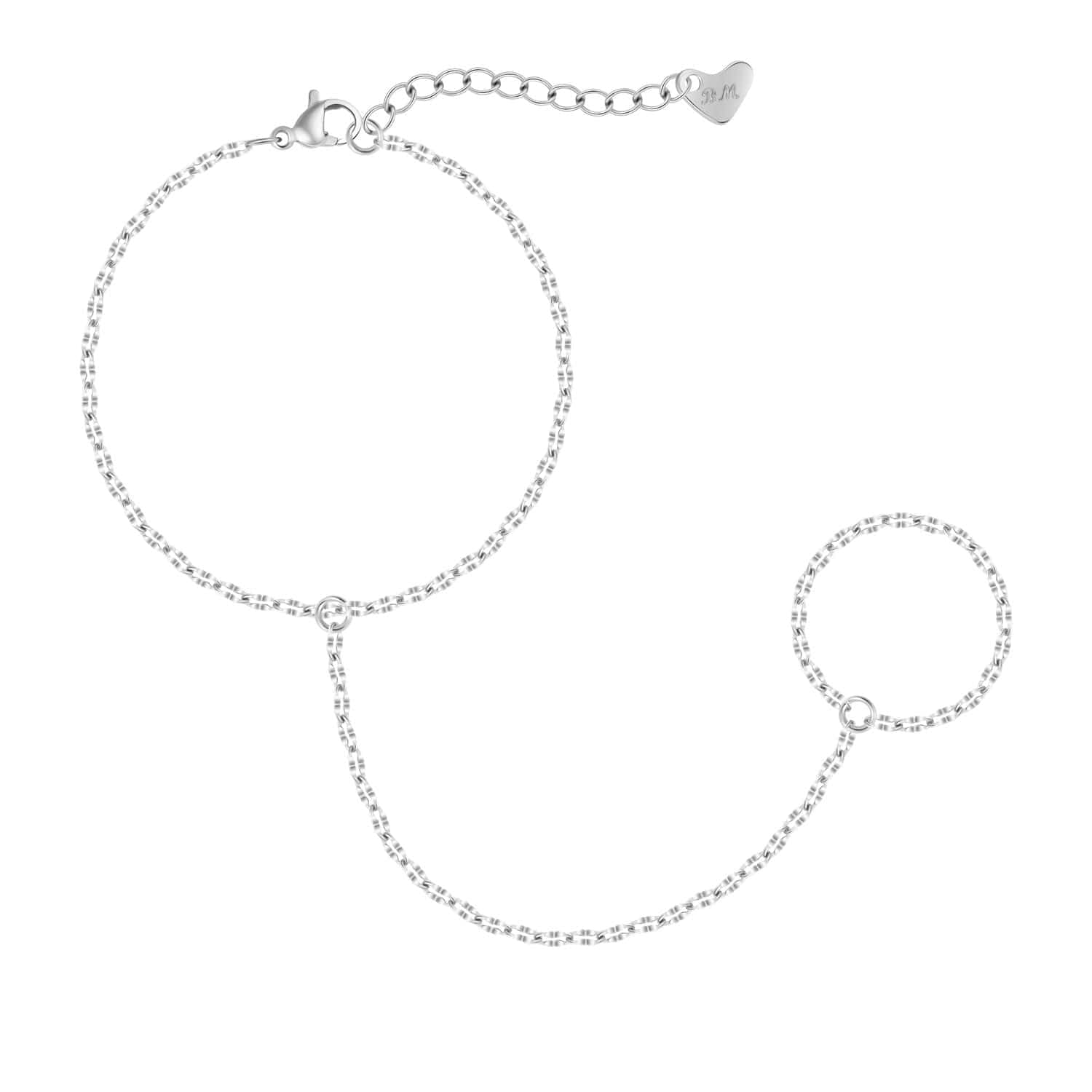 Chevron Hand Chain Bracelet