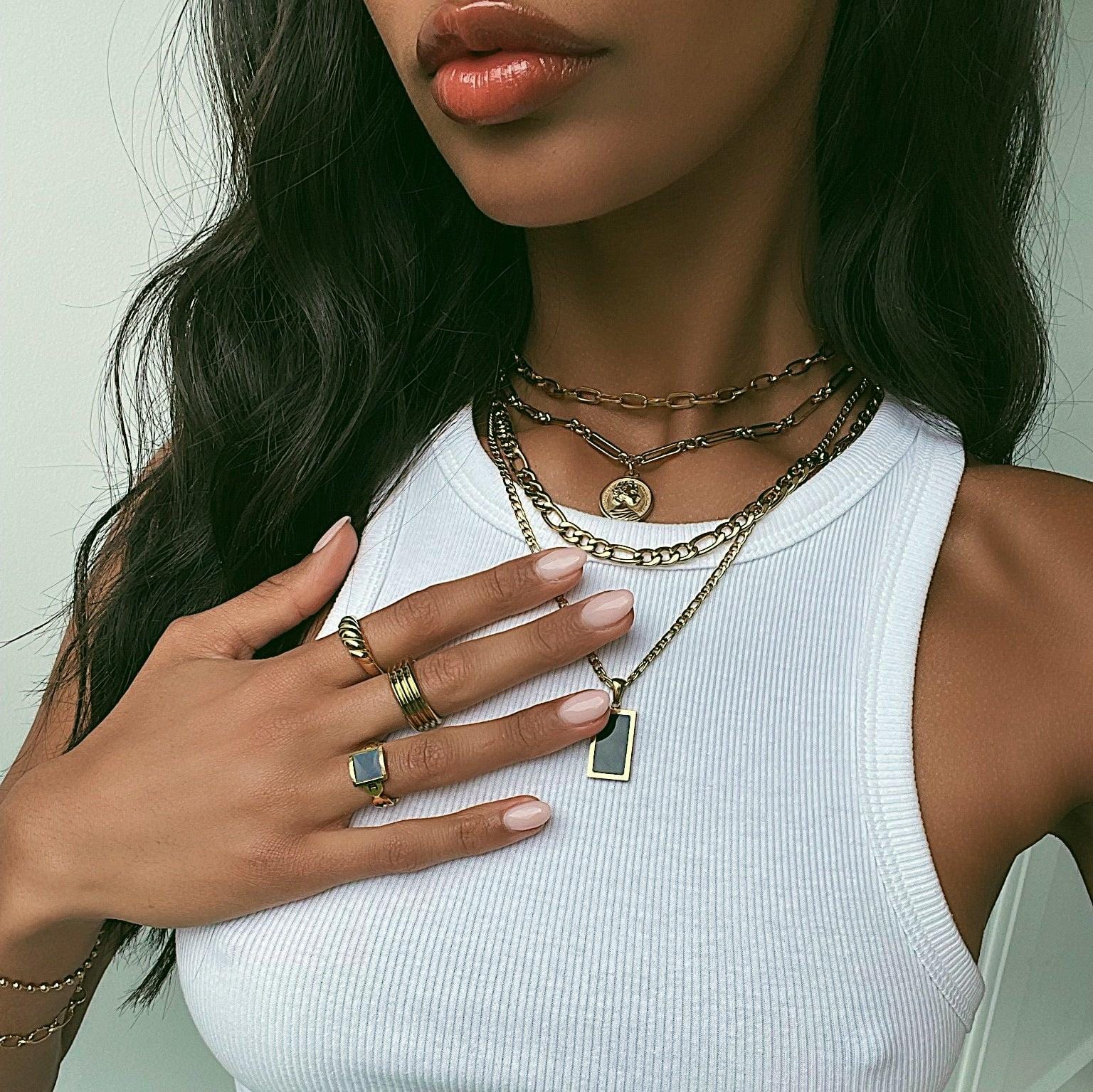 Laila Chunky Figaro Choker / Necklace