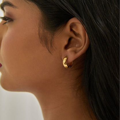 Chunky Hoop Earrings