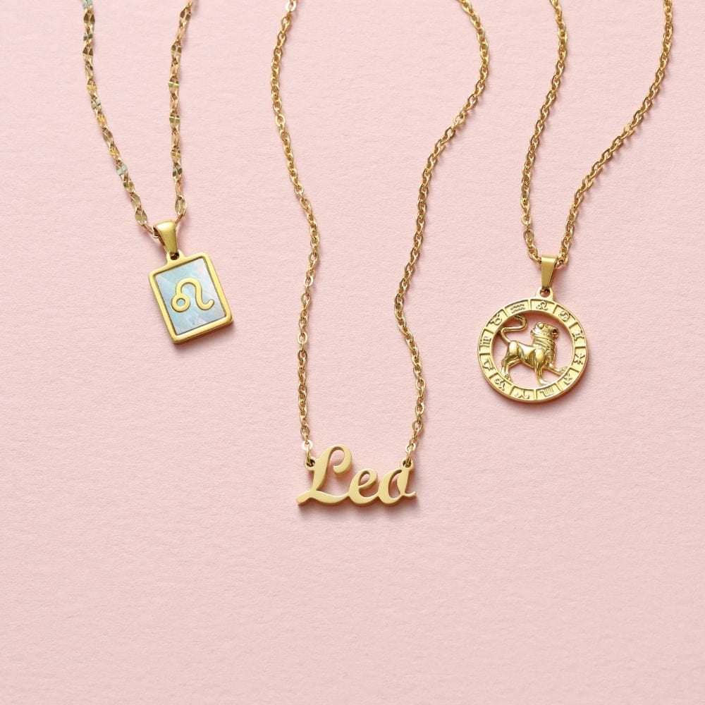 Script Zodiac Choker Necklace