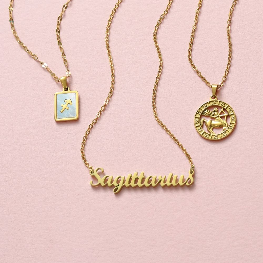 Labyrinth Zodiac Necklace