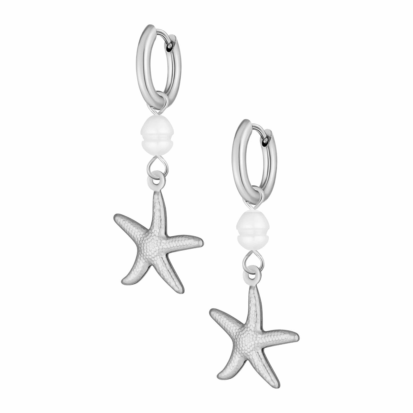 Colleen Starfish Hoop Earrings