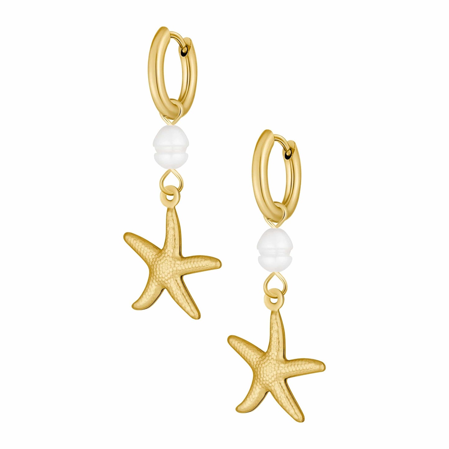 Colleen Starfish Hoop Earrings