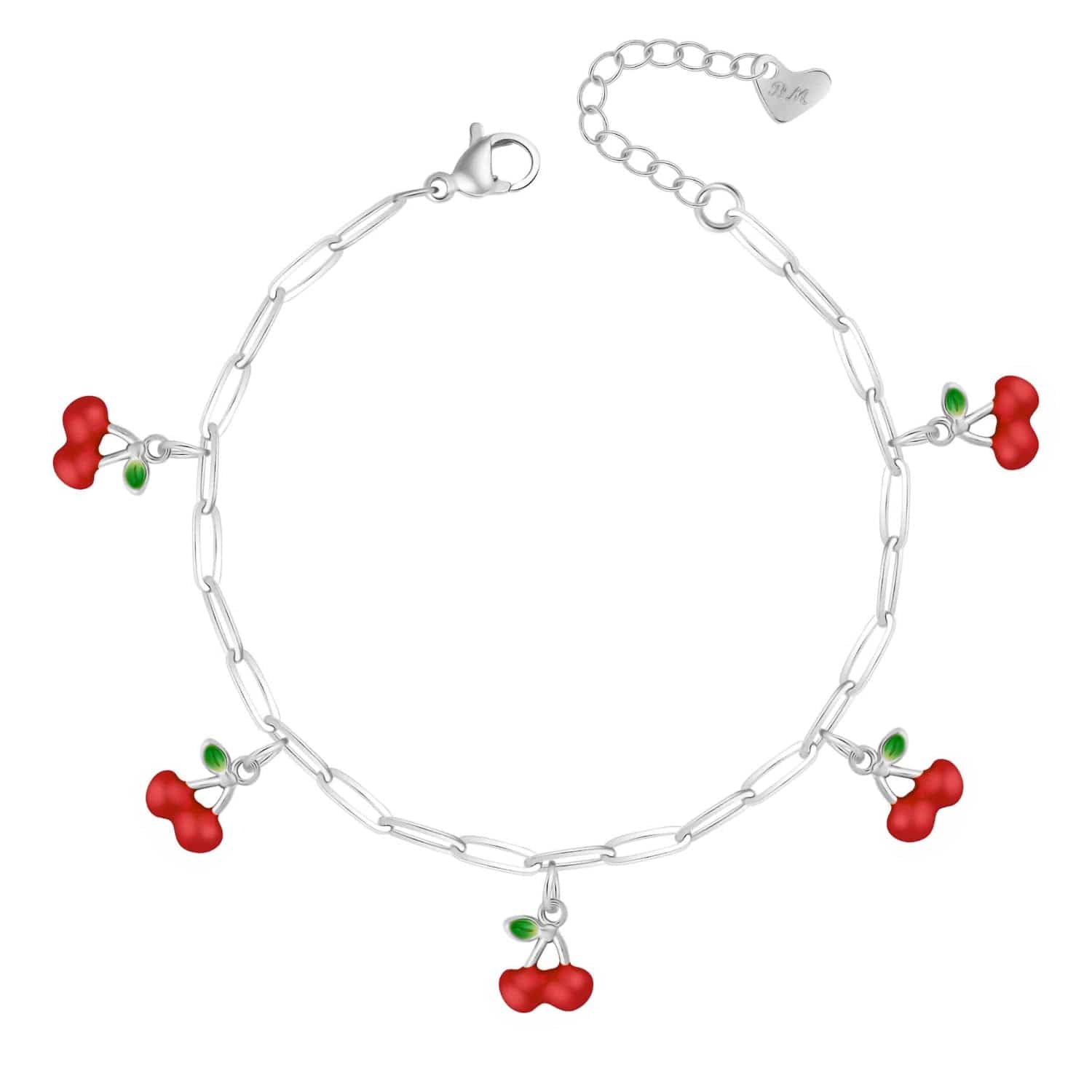 Crimson Cherry Bracelet