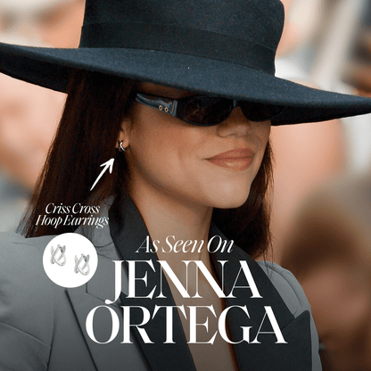 Criss Cross Hoop Earrings