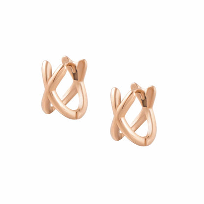 Criss Cross Hoop Earrings