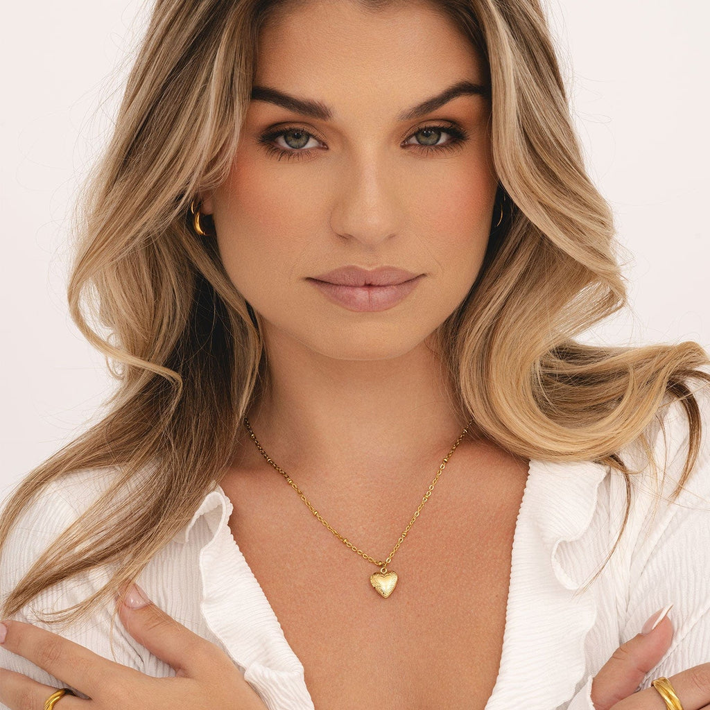Dannie Mini Heart Locket Necklace