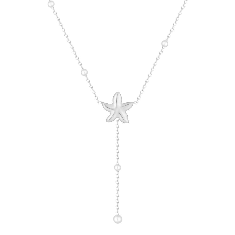 Edith Starfish Lariat Necklace