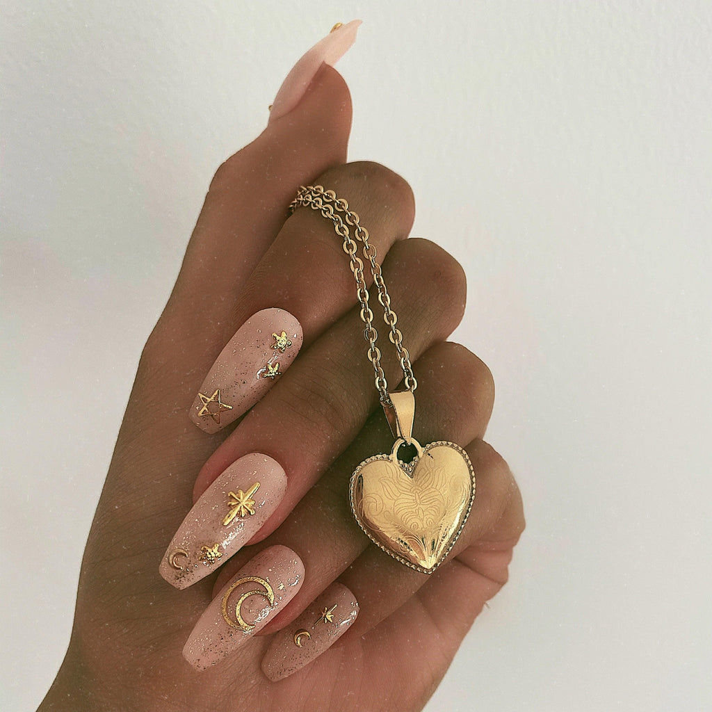 Engraved Heart Necklace