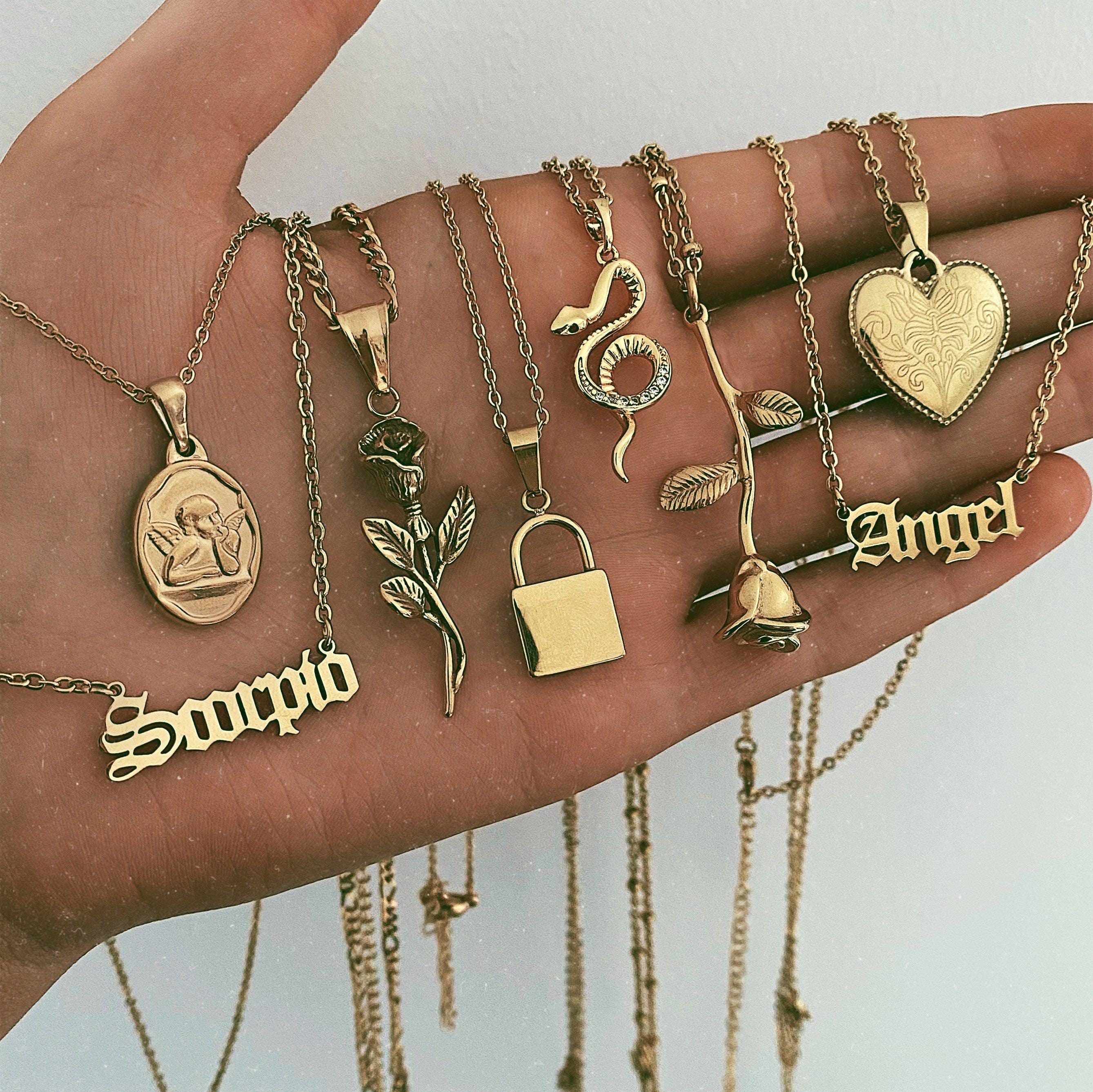 Engraved Heart Necklace