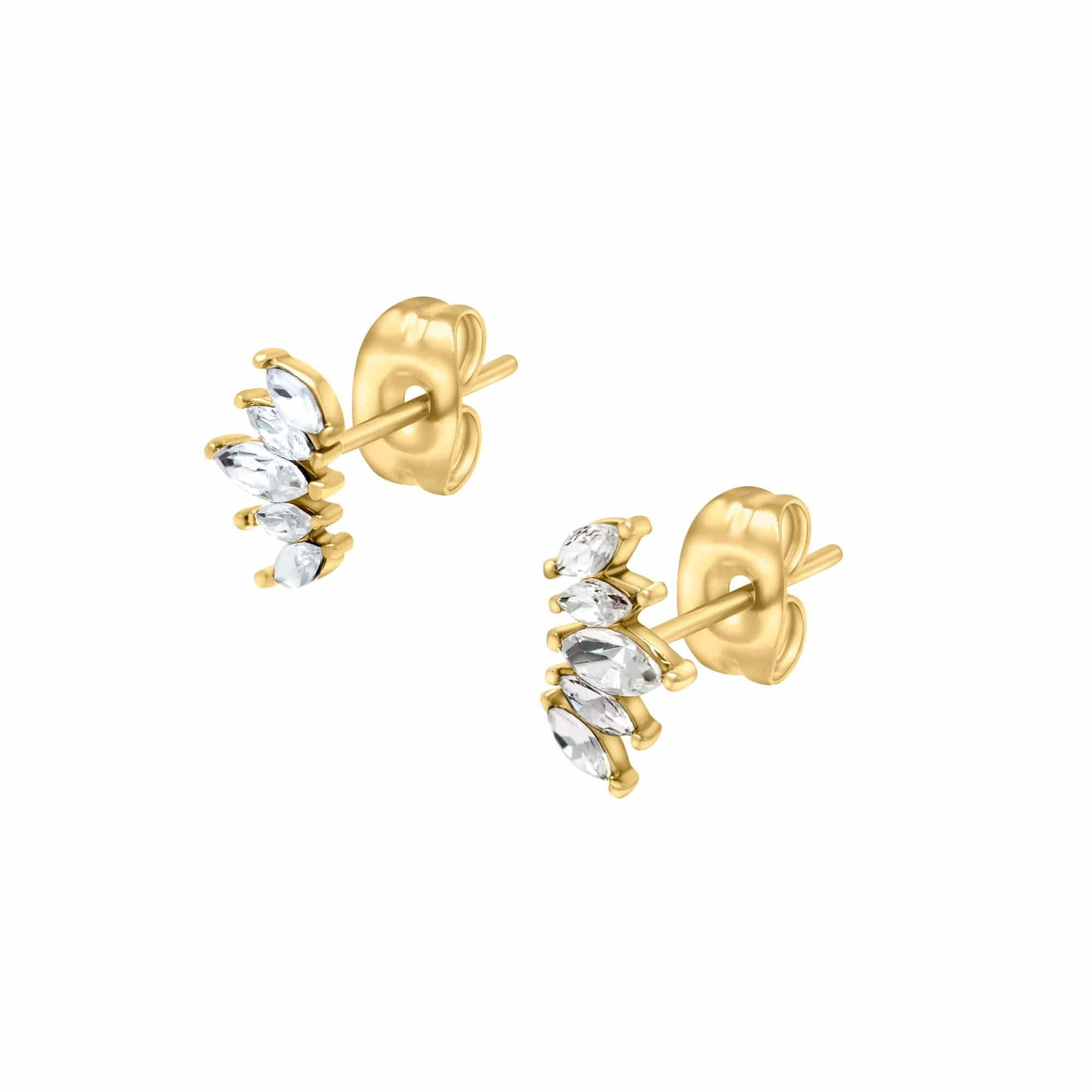 Fan Stud Earrings